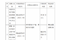 中国平安襄阳中心支公司及相关人员因财务管理不严被罚
